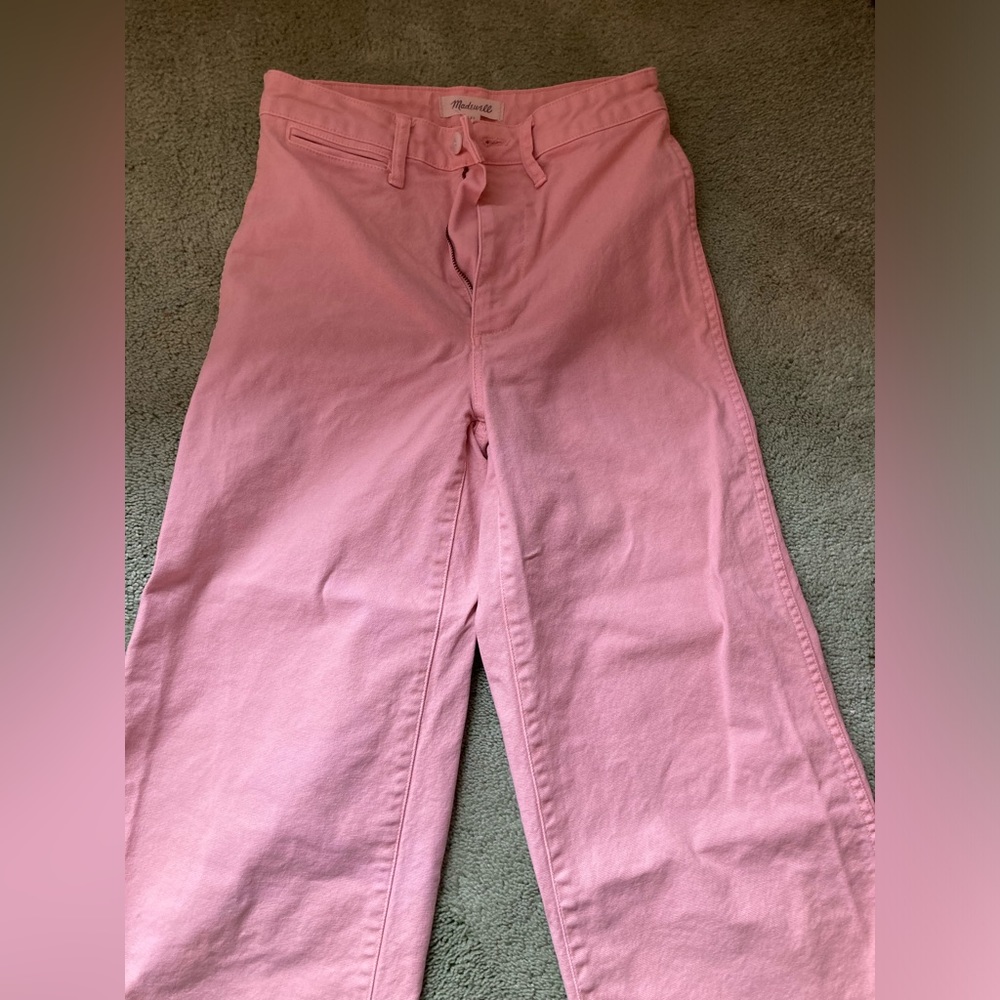 Madewell high waisted cropped sailor pants